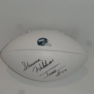 SHAWNA WALDRON SIGNED FOOTBALL THE ICEBOX LITTLE GIANTS AUTOGRAPHED JSA COA