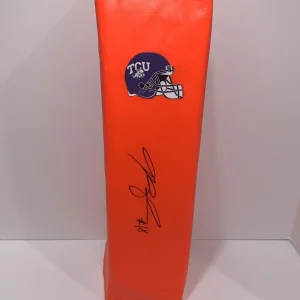 JALEN REAGOR SIGNED TOUCHDOWN PYLON TCU HORNED FROGS FOOTBALL JSA COA