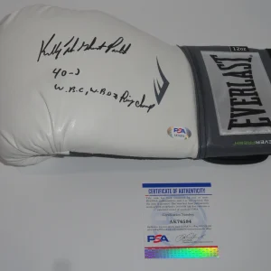 KELLY THE GHOST PAVLIK SIGNED FULL-SIZE BOXING GLOVE LEGEND PROOF PSA COA