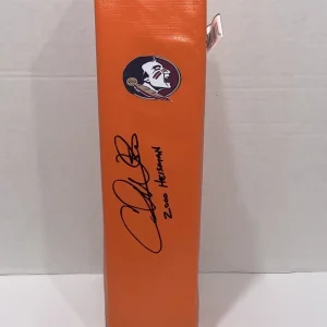 CHRIS WEINKE SIGNED TOUCHDOWN PYLON FLORIDA ST. SEMINOLES 2000 INSCRIPT JSA COA