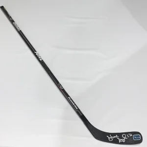 STAN SMYL SIGNED FRANKLIN HOCKEY STICK VANCOUVER CANUCKS PROOF