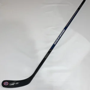 PATRIK LAINE SIGNED HOCKEY STICK COLUMBUS BLUE JACKETS PROOF FINLAND 1 JSA COA