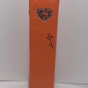 TREMAINE EDMUNDS SIGNED TOUCHDOWN PYLON CHICAGO BEARS FOOTBALL JSA COA
