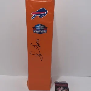 THURMAN THOMAS SIGNED TOUCHDOWN PYLON BUFFALO BILLS HOF JSA COA