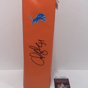 CHRIS SPIELMAN SIGNED TOUCHDOWN PYLON DETROIT LIONS FOOTBALL JSA COA