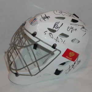 2016 TEAM RUSSIA WORLD CUP OF HOCKEY SIGNED MASK MALKIN TARASENKO BOBROVSKY