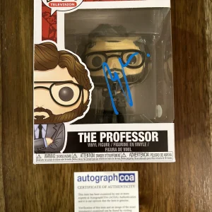 Alvaro Morte ‘Money Heist’ Signed Funko Pop ‘The Professor’ ACOA ‘El Professor’