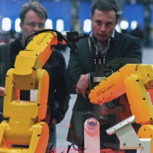 Elon Musk Signed Autograph 11x14 Photo - Tesla SpaceX Twitter X CEO Beckett COA