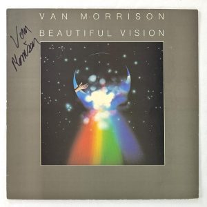 Van Morrison Signed Autograph Album Vinyl Record LP Beautiful Vision w/ Beckett
