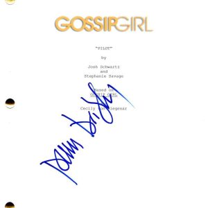 Penn Badgley Signed Autograph Gossip Girl Full Pilot Script - Dan Humphrey Stud