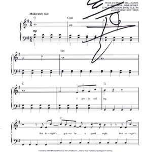 Will I Am Black Eyed Peas Signed Autograph I Gotta Feeling Sheet Music The E.N.D