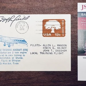 Scott Crossfield Signed Autographed First Day Cover JSA NASA Test Pilot X-15