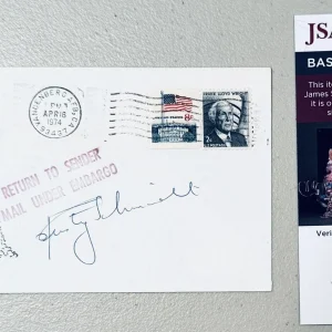 Rusty Schweickart Signed Autographed First Day Cover JSA Astronaut Apollo 9 2