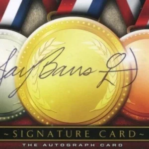 Jay Barrs US Olympic Gold Silver Medal Archer Archery Signed Autograph Sketch