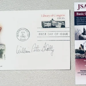 William Peter Blatty Signed Autographed First Day Cover JSA Certified Exorcist 1