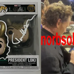 TOM HIDDLESTON SIGNED MARVEL LOKI FUNKO 898 w/EXACT VIDEO PROOF & BECKETT COA
