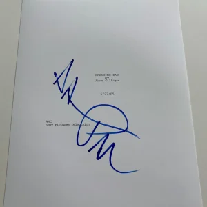 AARON PAUL SIGNED AUTOGRAPH BREAKING BAD 58 PG PILOT SCRIPT w/PROOF BECKETT COA