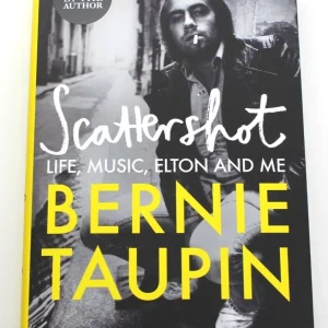 Bernie Taupin Signed Scattershot Life Music Elton And Me Book W/Beckett COA