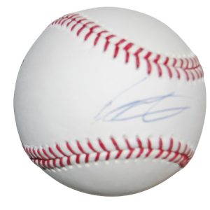 VLADIMIR GUERRERO JR signed (TORONTO BLUE JAYS) OML baseball PSA/DNA AN61412