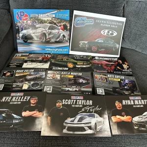 14 Lot Signed 2023 Street Outlaws Pri Show Promo Cards Murder Nova Ryan Martin +