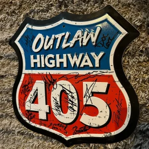 14 OKC Street Outlaws SIGNED 405 Metal Sign Daddy Dave Ryan Martin Murder Nova +