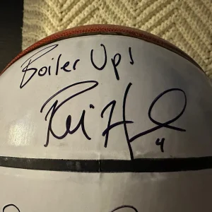 Robbie Hummel & Matt Painter Signed NCAA Basketball Purdue Boilermakers Smear