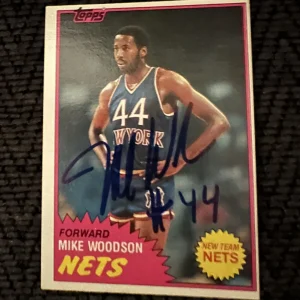 Mike Woodson Signed Trading Card Autographed IU Hoosiers Basketball Coach Rookie