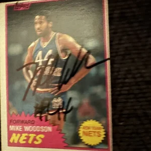 Mike Woodson Signed Trading Card Autographed IU Hoosiers Basketball Coach Rookie