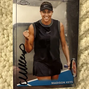 Madison Keys Signed Trading Card Autographed Tennis Legend