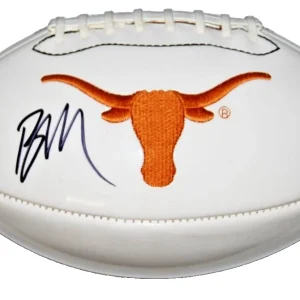 BYRON MURPHY II signed (TEXAS LONGHORNS) F/S logo football BECKETT BM02761
