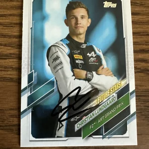 Signed Trading Card Indy 500 Car Indianapolis Christian Lundgaard Formula 1 F1