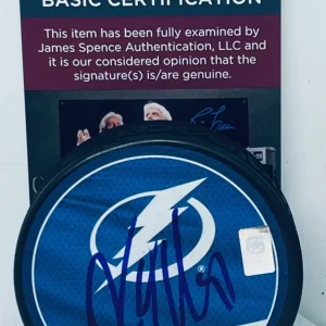 Vincent Lecavalier signed Tampa Bay Lightning Reverse Retro Puck autographed JSA