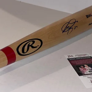 Ryan McMahon Colorado Rockies signed Full Size Rawlings Bat autographed JSA