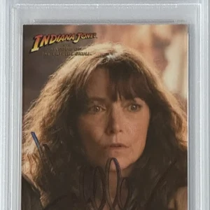 2008 Topps Indiana Jones Card Karen Allen SIGNED Marion PSA DNA Autograph