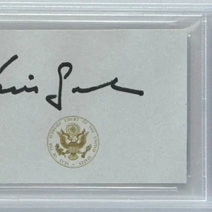 SUPREME COURT JUSTICE NEIL GORSUCH SIGNED AUTOGRAPH PSA DNA DONALD TRUMP JUDGE