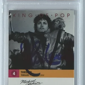 2011 Panini Michael Jackson King Of Pop Thriller John Landis Director PSA DNA