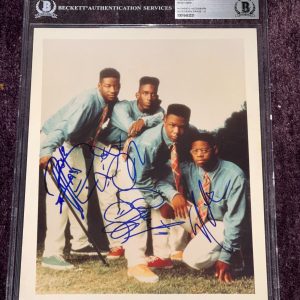 BOYZ II MEN Signed 8 X 10 PHOTO BAS AUTO Graded 10 & Encap ALL 4 Incl McCary