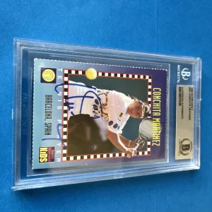 Conchita Martinez SPAIN HOF 1994 SI For Kids Card Signed Auto Beckett BAS