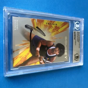 Naomi Osaka Tennis 2021 UD Goodwin Champions Goudey Card Signed Auto Beckett BAS