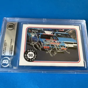Richard Petty 1988 Maxx Charlotte Card NASCAR Signed Auto BAS Beckett