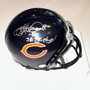 WILLIE GAULT Signed Chicago BEARS Mini-helmet Beckett Auth (BAS) w/ SB Inscrip