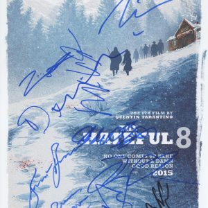"The Hateful Eight" Cast SIGNED 11x14 Photo - Samuel L. Jackson, Tarantino +8