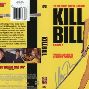Uma Thurman "Kill Bill: Vol. 1" AUTOGRAPH Signed Autographed DVD Cover ACOA
