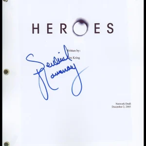 Sendhil Ramamurthy "Heroes" AUTOGRAPH Signed Complete Pilot Episode Script ACOA