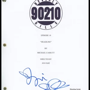 Tori Spelling "Beverly Hills 90210" AUTOGRAPH Signed Full 'Deadline' Script ACOA