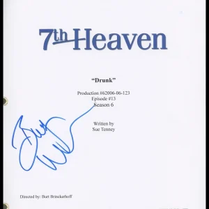 Barry Watson "7th Heaven" AUTOGRAPH Signed Complete 'Drunk' Episode Script ACOA