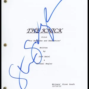 Steven Soderbergh "The Knick" Director AUTOGRAPH Signed Pilot Episode Script