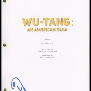 Siddiq Saunderson "Wu-Tang: An American Saga" SIGNED Pilot Episode Script ACOA