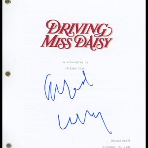 Alfred Uhry "Driving Miss Daisy" Writer AUTOGRAPH Signed Script Screenplay ACOA