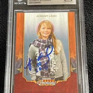 Jordan Ladd Signed Inscribed 2009 Americana Card #39 BAS Certified